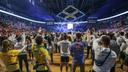 Penn State students participate in THON in February 2022 at the Bryce Jordan Center.