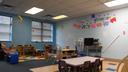 An empty classroom at Hug Me Tight Childlife Centers in Pittsburgh.