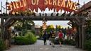 A photo of the entrance to Field of Screams in Mountville, Lancaster County, from the 2020 season.