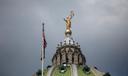 The dome of the Pennsylvania Capitol in Harrisburg.