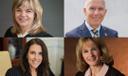 PA Supreme Court primary candidates, from left, clockwise: Deborah Kunselman; Daniel McCaffery; Patricia McCullough; Carolyn Carluccio.