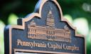 The exterior of the Pennsylvania Capitol in Harrisburg.