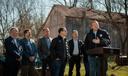 State Sen. Scott Martin (far right) with Gov. Josh Shapiro and other officials.