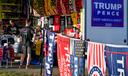Trump merchandise at a Pennsylvania roadside stand in November, 2020.