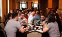 Trivia participants at Spotlight PA's first-ever Lehigh Valley Clink 'N Think Quiz Bash fundraiser in Allentown, PA.