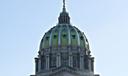 The Pennsylvania Capitol in Harrisburg.