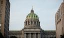 The Pennsylvania Capitol building in Harrisburg.