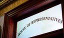 A sign that reads House of Representatives inside the Pennsylvania Capitol in Harrisburg.