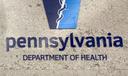 Pennsylvania Department of Health logo on the outside of its main building.