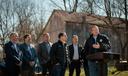 State Sen. Scott Martin (far right) with Gov. Josh Shapiro and other officials.