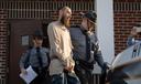 Cody Balmer is escorted from court after his preliminary arraignment on Monday, April 14, 2025, in Harrisburg, PA.