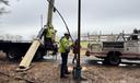 A Pennsylvania American crew fixes a pump failure.