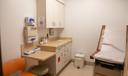 A room at a health care facility