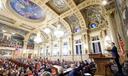 Gov. Josh Shapiro presents his 2025-26 budget proposal to the legislature.