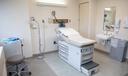 A room at a health care facility