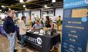 Spotlight PA staff and donors at Centre Gives Fest on May 15, 2025, in Bellefonte, Pa.