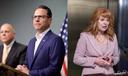 Gov. Josh Shapiro and Pennsylvania Treasurer Stacy Garrity