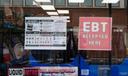 A sign at a store in Downtown Pittsburgh on Monday, July 27, 2026 indicating the business accepts SNAP cards.