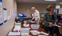 Erie County employees organizing mail ballots during the 2020 presidential election.