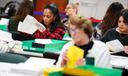 Workers sort mail ballots at the Lehigh County Government Center in Allentown on Nov. 8, 2022.