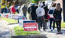 Voting takes place in Camp Hill Pennsylvanias’s  3rd precinct. November 3, 2020.