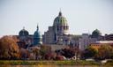 Pennsylvania’s state capitol building in Harrisburg, on Election Day, Nov. 8, 2022.