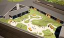 An aerial rendering of an early childhood learning center, which will be financed by the Milton Hershey School. A court on Friday approved the construction and operation of six centers around Pennsylvania.