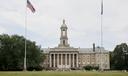 Old Main is pictured on the Penn State University campus in State College, Pennsylvania.