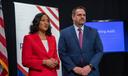 Pennsylvania's top election officials Leigh M. Chapman and Jonathan Marks attended an audit of the 2022 midterms.