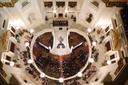 Gov. Josh Shapiro delivers his budget address in the Capitol rotunda on Feb. 6, 2024.