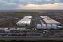 Construction is seen at an Amazon Web Services data center on Aug. 22, 2024, in Boardman, Ore.