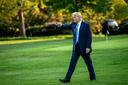 President Donald Trump on the South Lawn of the White House, Monday, Sept. 22, 2025.