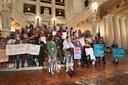 People rally inside the PA Capitol in June to call for “meaningful second-degree murder sentencing reform.” People rally inside the PA Capitol in June to call for “meaningful second-degree murder sentencing reform.”