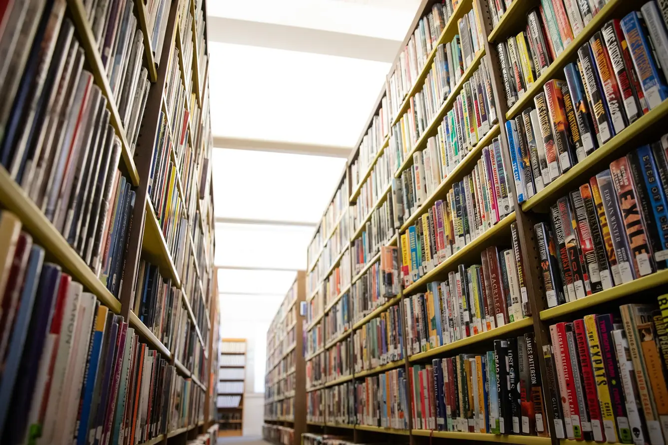 Books in the Osterhout Free Library in Wilkes-Barre. (Commonwealth Media Services)