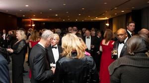 Guests mill about at the New York Hilton Midtown before the Pennsylvania Society’s 121st Annual Dinner in 2019.