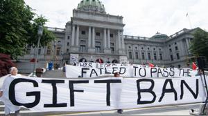 Activists from MarchOnHarrisburg have been pushing for a gift ban for decades.