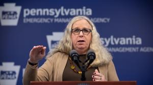 Secretary of Health Rachel Levine appeared Sunday to explain why the state's count had risen sharply. Then the confusion began.