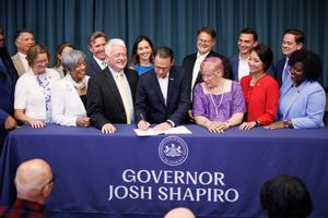 Gov. Josh Shapiro signs into law an expansion of Pennsylvania’s property tax and rent rebate program.