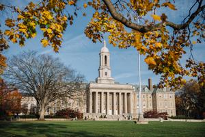 Old Main on Penn State’s University Park campus in State College, Pennsylvania