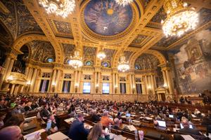 Pennsylvania lawmakers gathered in the Capitol in March to hear Gov. Josh Shapiro’s first budget pitch.