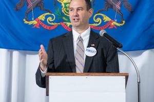 Democratic candidate for auditor general Mark Pinsley