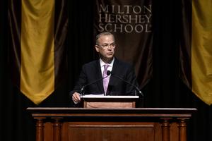 Robert Heist, a board member at Milton Hershey School, sued his own board, saying it withheld financial records he wanted to fulfill his oversight duties at the wealthy private school for low-income children.