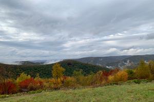 Bucktail Overlook, nicknamed Top of the World, in Cameron County
