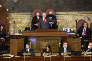 Gov. Tom Wolf delivered his final budget address to the legislature Tuesday.