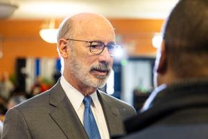 Pennsylvania Governor Tom Wolf, who a school in Philadelphia in December, made education a central tenet of his tenure.