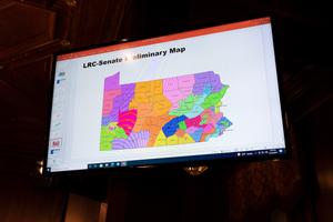 The preliminary Senate map passed unanimously during a Dec. 16 voting meeting, unlike the more controversial preliminary House map. The preliminary Senate map passed unanimously during a Dec. 16 voting meeting, unlike the more controversial preliminary House map.