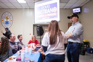 Doug Mastriano of Franklin County has become the face of the election denial movement in Pennsylvania. Doug Mastriano of Franklin County has become the face of the election denial movement in Pennsylvania.