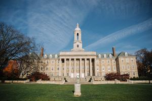 Old Main on Penn State's University Park campus in State College, Pennsylvania.