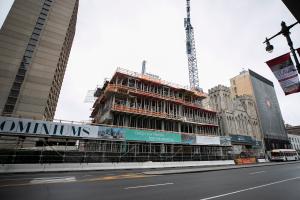 The Arthaus condo construction is closed per Gov. Tom Wolf's order due to the spread of the coronavirus. He said Monday he'll allow some construction to continue.