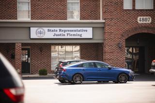 The exterior of Rep. Justin Fleming's district office. The exterior of Rep. Justin Fleming's district office.